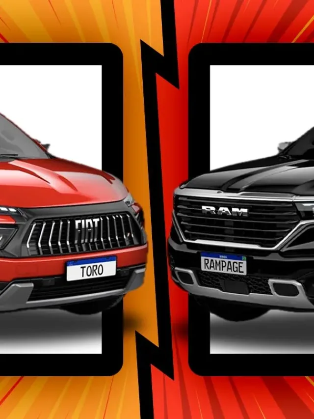 Fiat Toro ou Ram Rampage 2026? Comparativo revela qual é a melhor