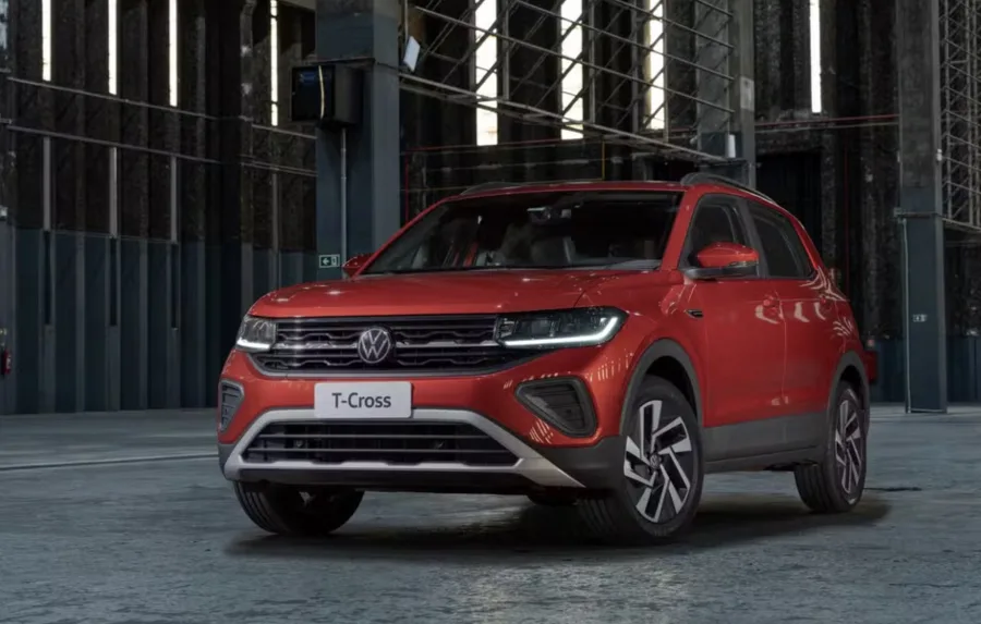 Volkswagen T-Cross lidera SUVs no Brasil até setembro e supera rivais com folga no acumulado de vendas
