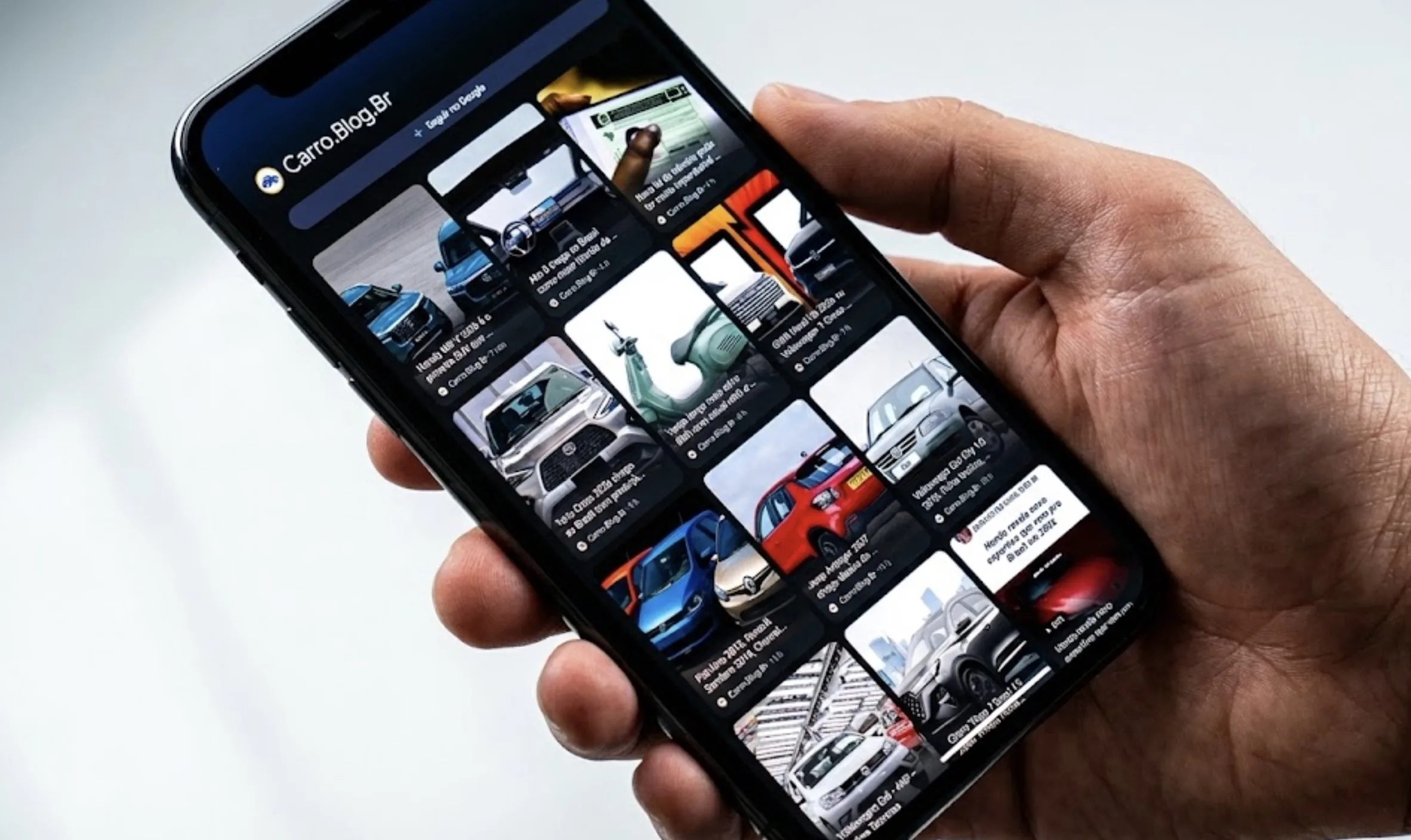 Carro.Blog.Br estreia perfil oficial no Google Discover com notícias automotivas, lançamentos, ficha técnica e comparativos