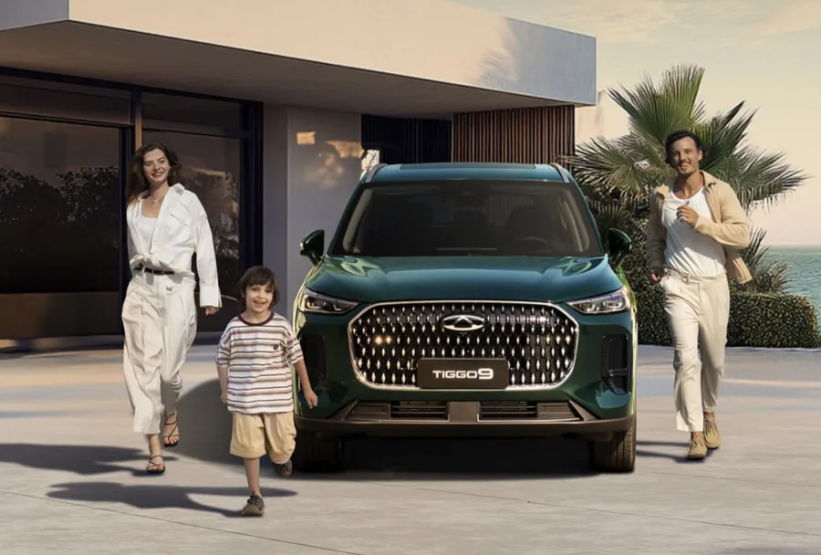 Chery Tiggo 9 2026 chega ao Brasil com 500 cv, sete lugares e foco em eletrificação