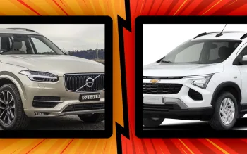 Chevrolet Spin 2026 ou Volvo XC90 2016: comparativo entre novo funcional ou usado com presença forte