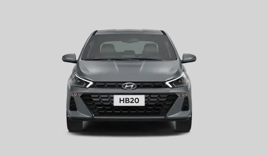 Motor 1.0 turbo flex de 120 cv, câmbio automático e pacote de segurança tornam o Hyundai HB20 Platinum Safety 1.0 Turbo AT 2025 um hatch completo e eficiente.