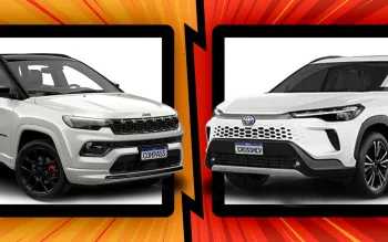 Jeep Compass Blackhawk 2026 ou Corolla Cross XRX Hybrid 2026: desempenho ou economia, qual combina mais com você?