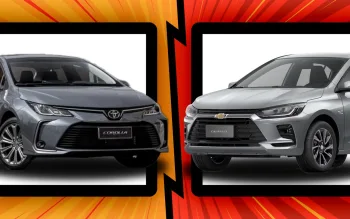 Toyota Corolla XEi 2022 ainda faz sentido frente ao avanço tecnológico do Chevrolet Onix Plus 2026? Veja comparativo