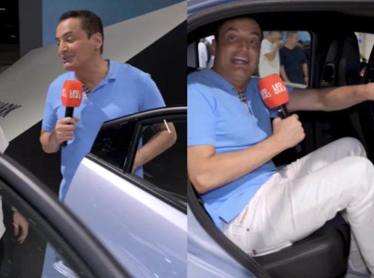 Leo Dias revela o que achou de entrar em um BYD Dolphin Mini