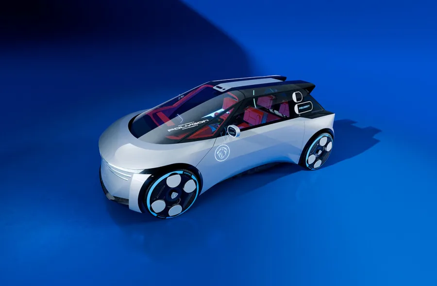 Para evitar sustos, a Peugeot prepara modos de condução. Um mais suave para aprender, outro mais direto para quem busca resposta rápida.