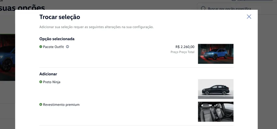 Com pacote de aparência de R$ 2.260 e ADAS de R$ 4.210, o Nivus Highline completo soma opcionais e pode chegar perto de R$ 175 mil no configurador.