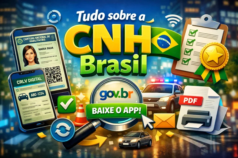 Baixar CNH Brasil Aplicativo: Veja como usar a  Carteira Nacional de Habilitação Digital no Android ou iOS; APP é grátis e traz opção de renovação automática da Carteira de Motorista