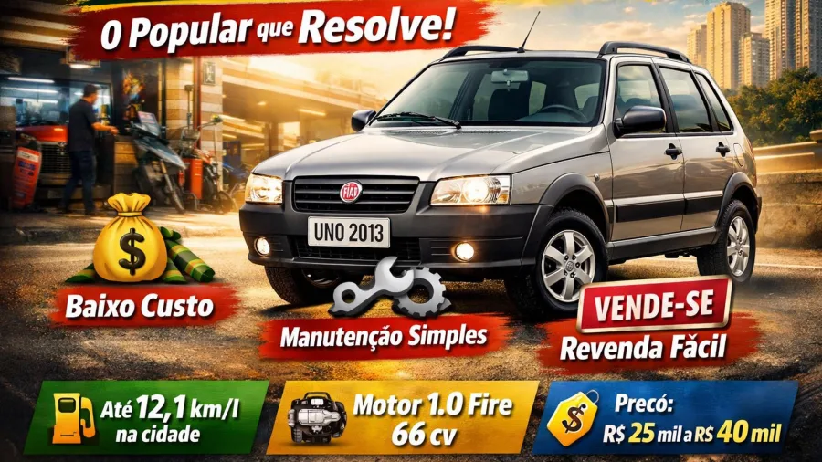 O último guerreiro: por que o Fiat Uno Mille Way 2013 vale mais hoje do que quando era zero?