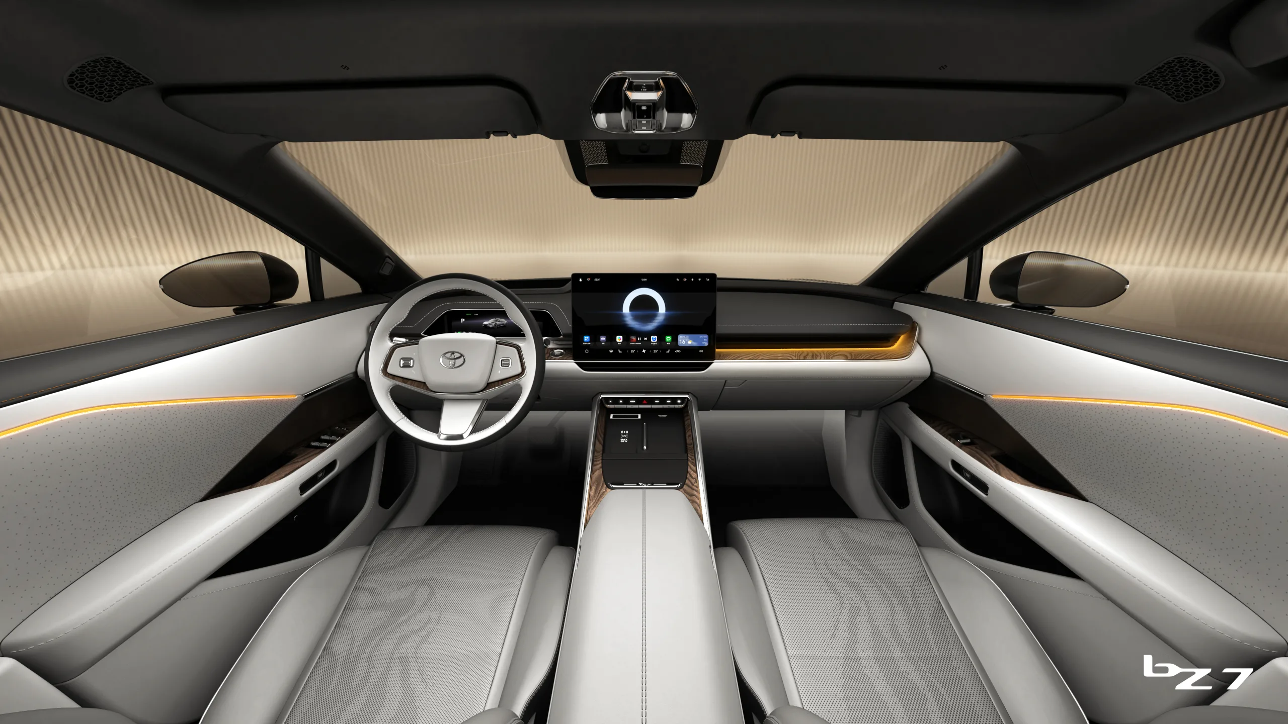 A cabine troca botões por telas, com painel dominado por display de 15,6 polegadas e pacote de assistências que prioriza conforto no dia a dia.