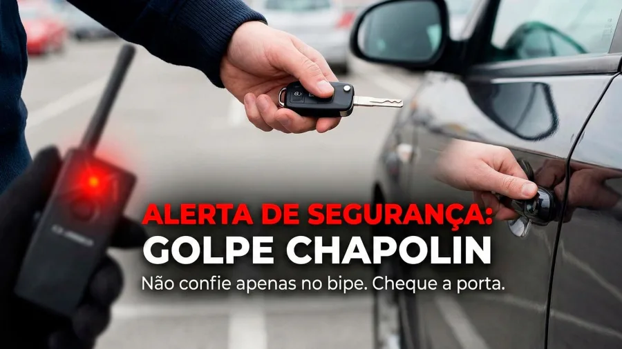 Golpe Chapolin volta silencioso e ‘limpa’ o carro sem precisar quebrar um vidro sequer