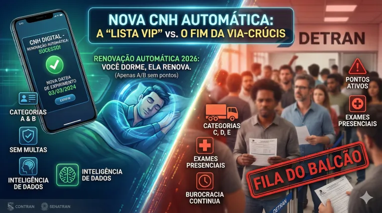 Carteira de Motorista agora tem renovação automática com o app CNH Brasil; veja quem tem direito