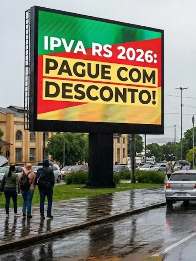 IPVA 2026 no RS: datas, alíquotas e quem tem desconto