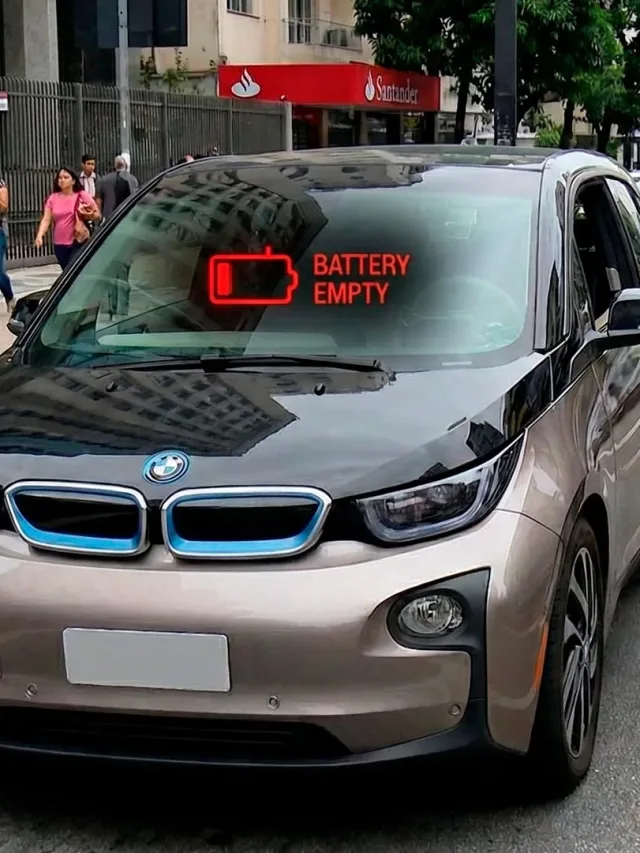 Posso levar multa se carro elétrico ficar sem bateria?