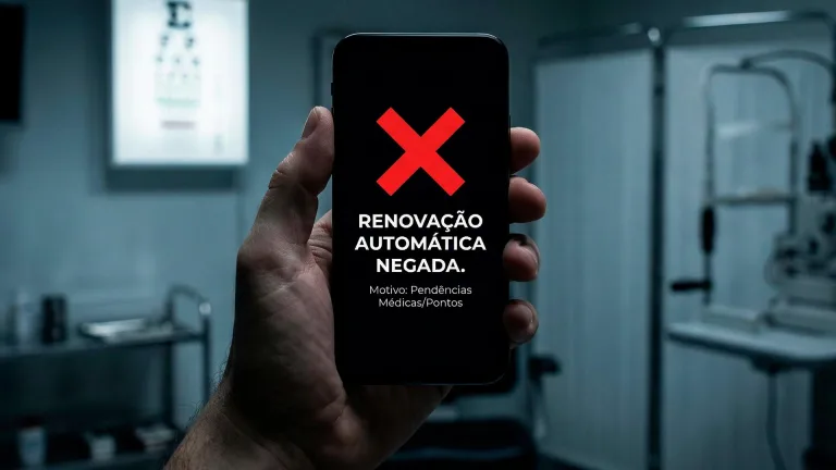 FIM DA LINHA NA RENOVAÇÃO AUTOMÁTICA DA CNH! Detran confirma bloqueio total para motoristas com pontos e decreta volta obrigatória dos exames presenciais