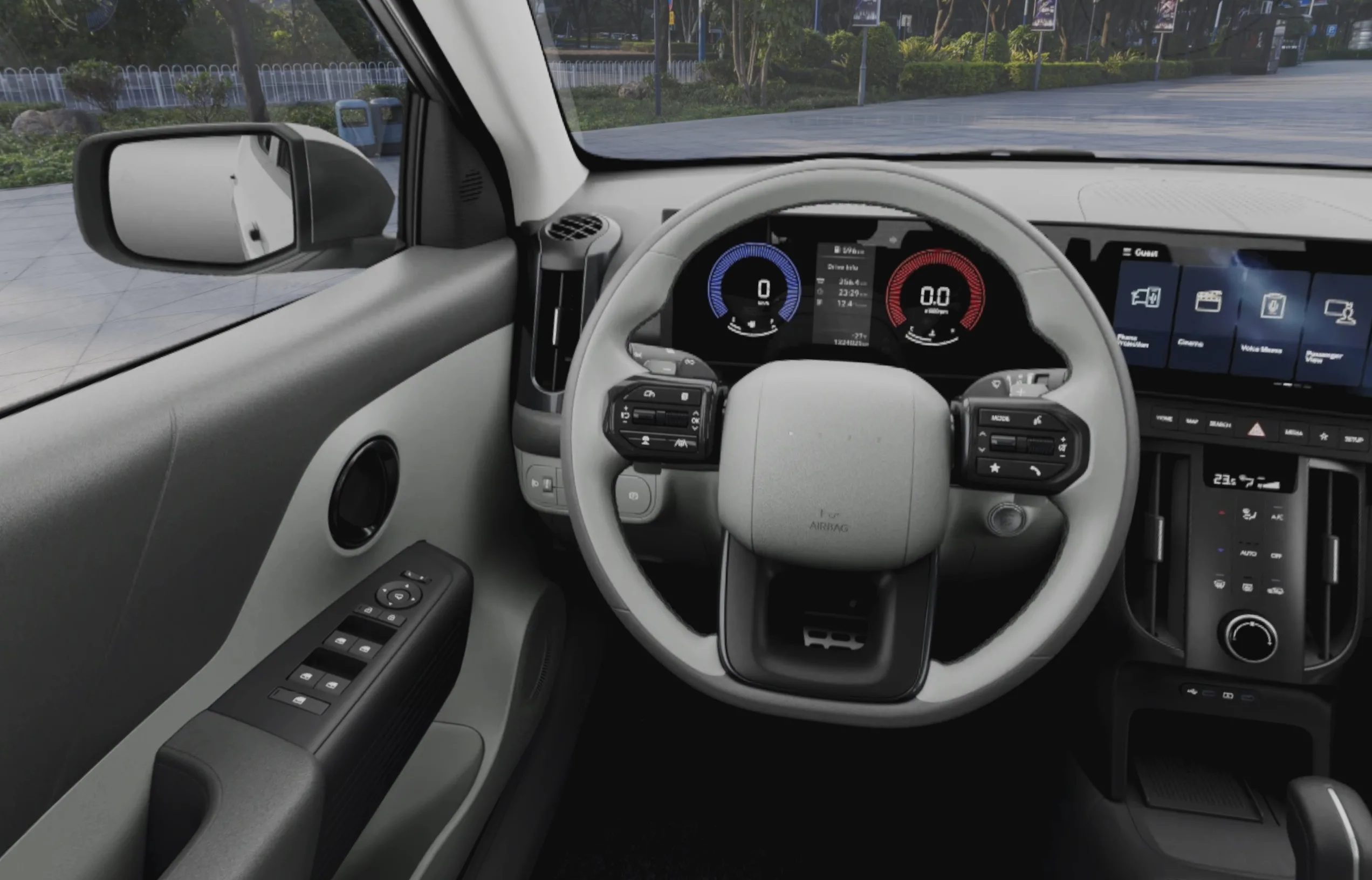 A configuração Comfort oferece painel digital, multimídia integrada, seis airbags e partida por botão, mostrando que o modelo de entrada deixou de ser sinônimo de simplicidade.