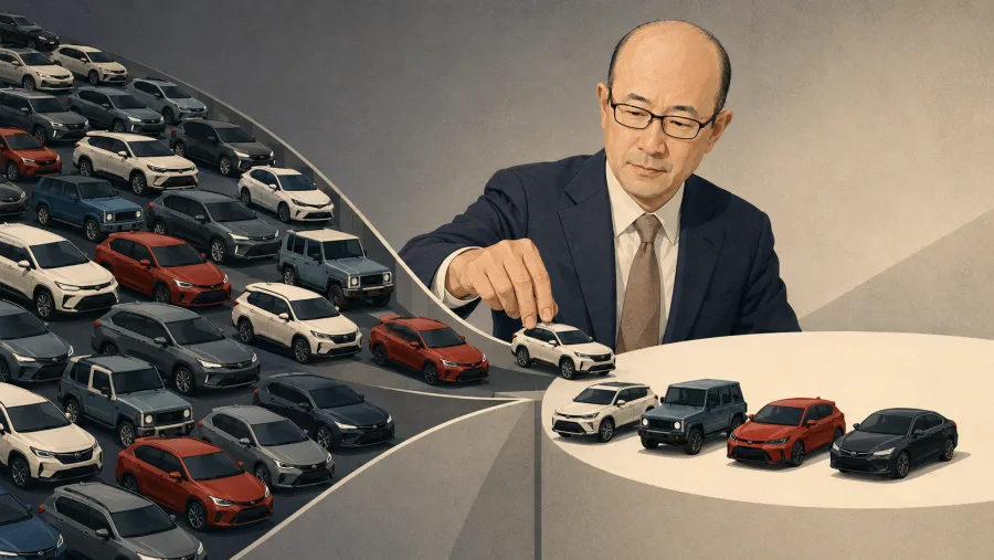 Toyota lidera as vendas mundiais e ainda quer cortar modelos: “Temos modelos demais”, afirma Kenta Kon, novo CEO da marca