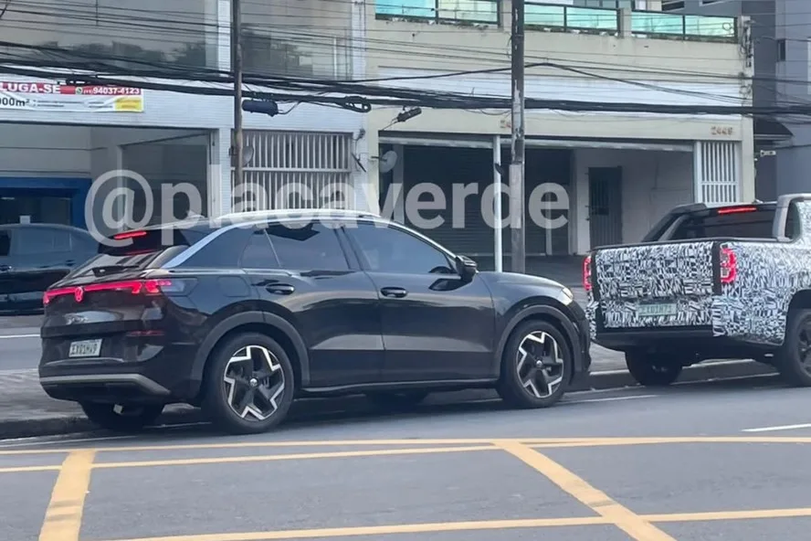 Volkswagen T-Roc é flagrado no Brasil e revela base do novo SUV híbrido nacional