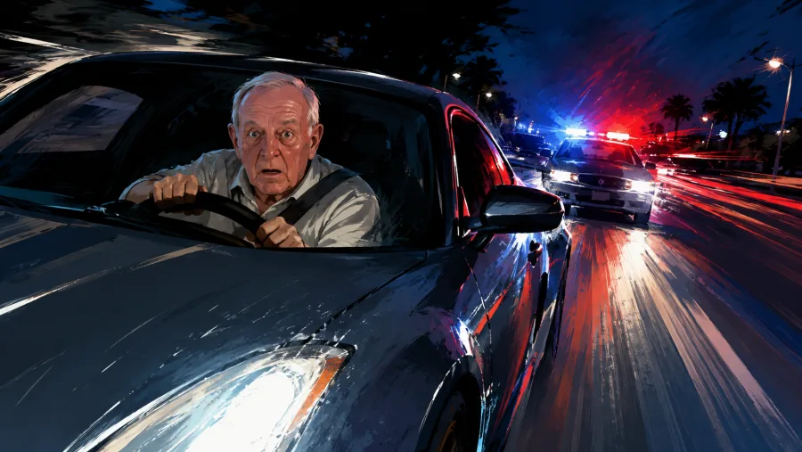 Senhor de 85 anos saiu de Nissan 350Z, encarou um Corvette e terminou detido após racha a 200 km/h