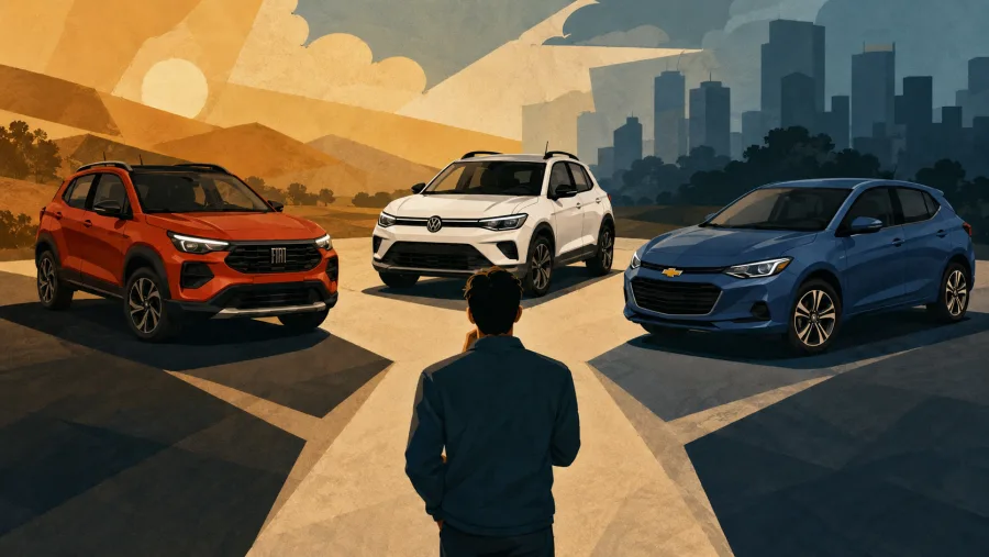 Fiat Pulse, Volkswagen Tera ou Chevrolet Sonic? Descubra qual o melhor SUV de entrada abaixo de R$ 140 mil