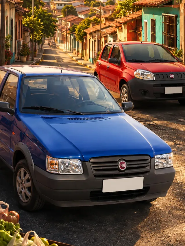 Fiat Uno Mille 2013 ou Novo Uno 2021: qual usado vale mais em 2026?