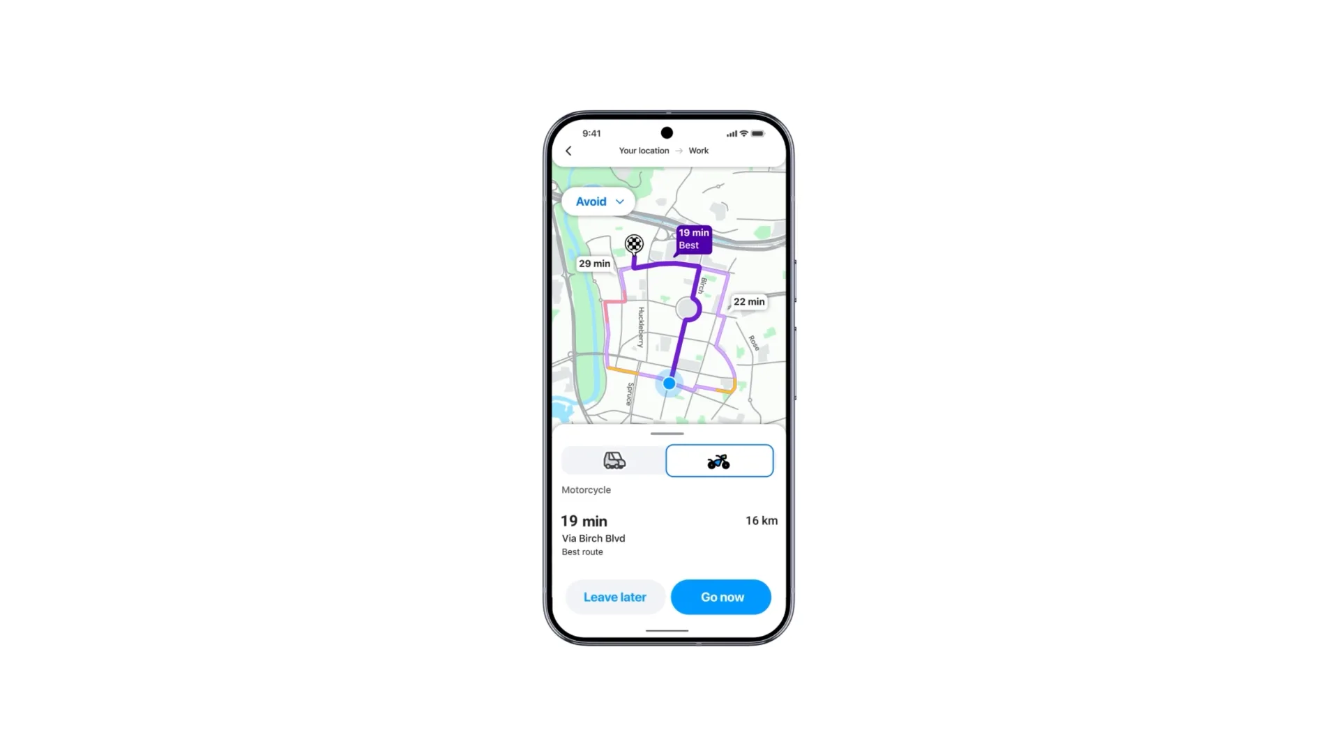 Waze libera modo para motos no Brasil com rotas específicas, previsão de chegada ajustada e alertas de buracos, lombadas, pontes estreitas e fim de acostamento.