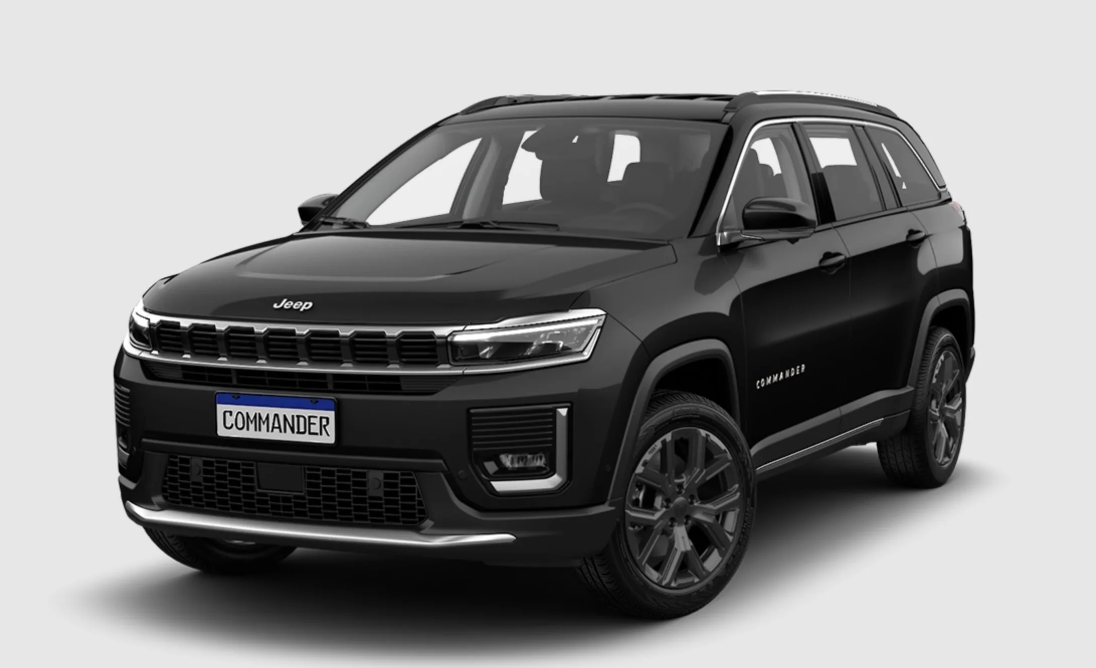 O Jeep Commander Longitude 2027 tem sete lugares e custa R$ 179.990 à vista na campanha Jeep Go, com condições especiais de financiamento e valorização do usado na troca.