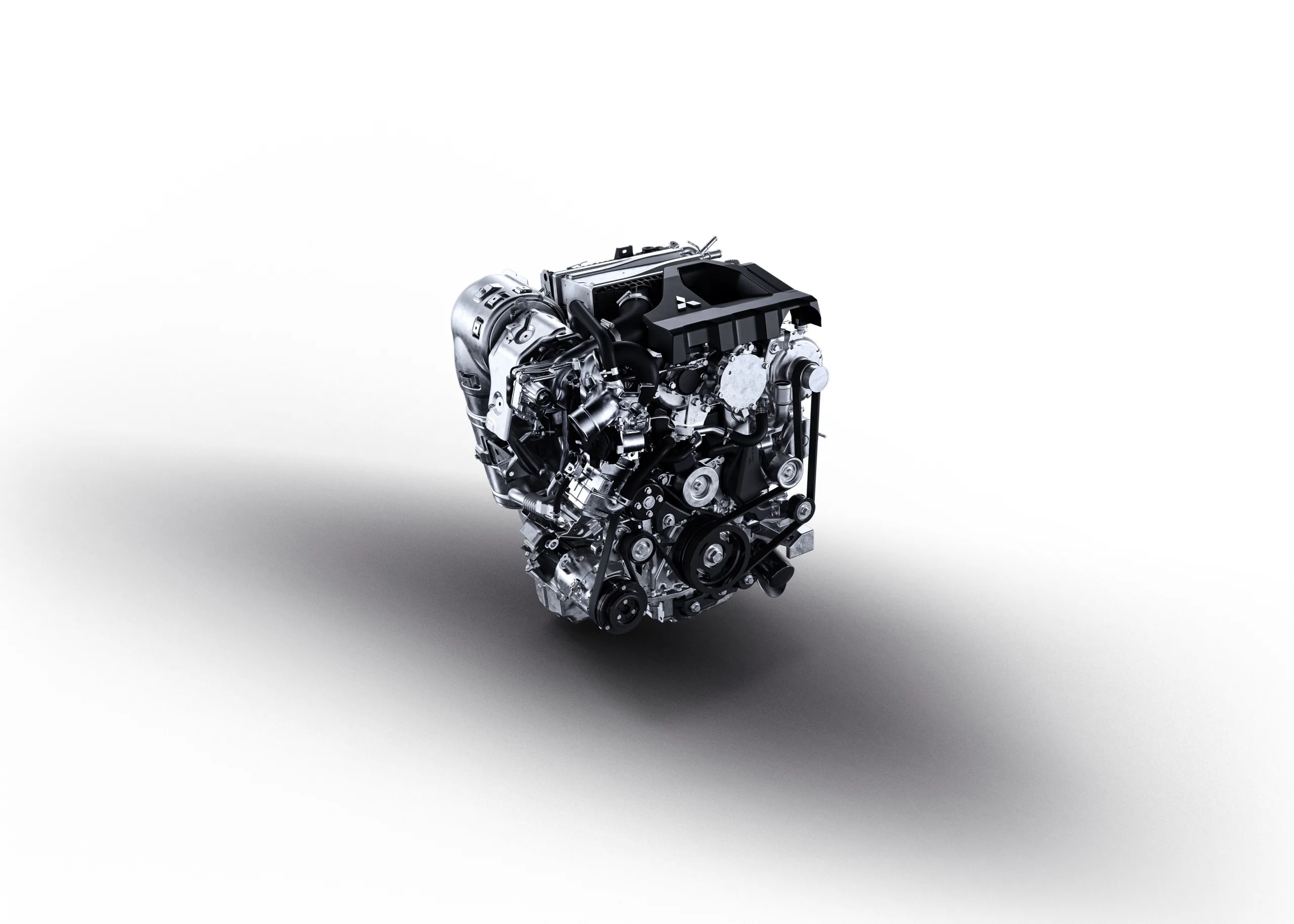 O novo Mitsubishi Pajero usa motor 2.4 turbodiesel com turbo de geometria variável, entrega 480 Nm de torque e trabalha com câmbio automático de oito marchas.