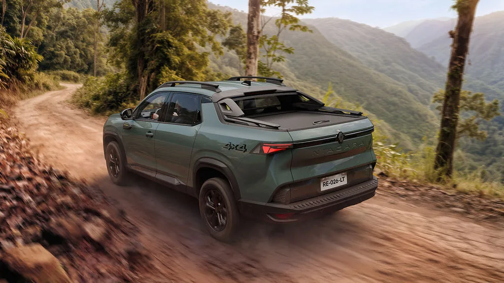 Renault Niagara 2027 chega em novembro para encarar a Fiat Toro com até 4,94 m, motor 1.3 turbo de 160 cv, versões 4x2 e 4x4 e cabine herdada do Boreal no Brasil.