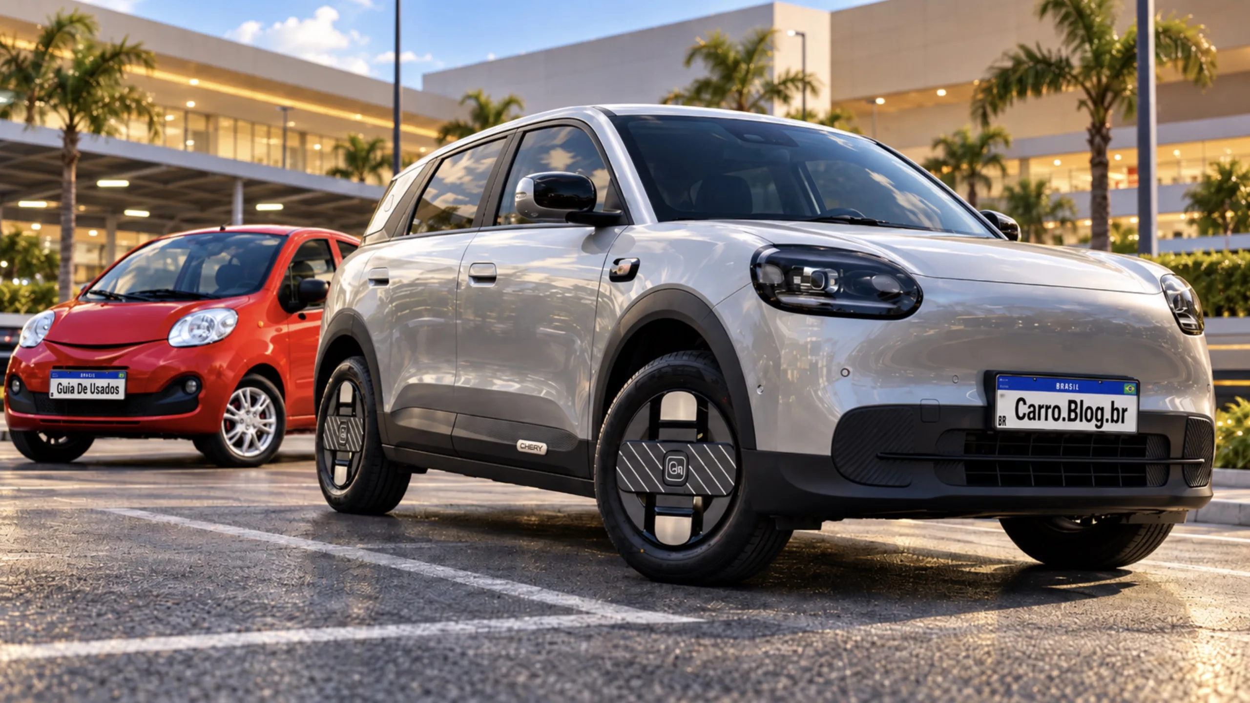 O antigo Chery QQ vai voltar ao Brasil em 2027, mas agora será um hatch elétrico da Omoda, maior e totalmente diferente do modelo antigo.