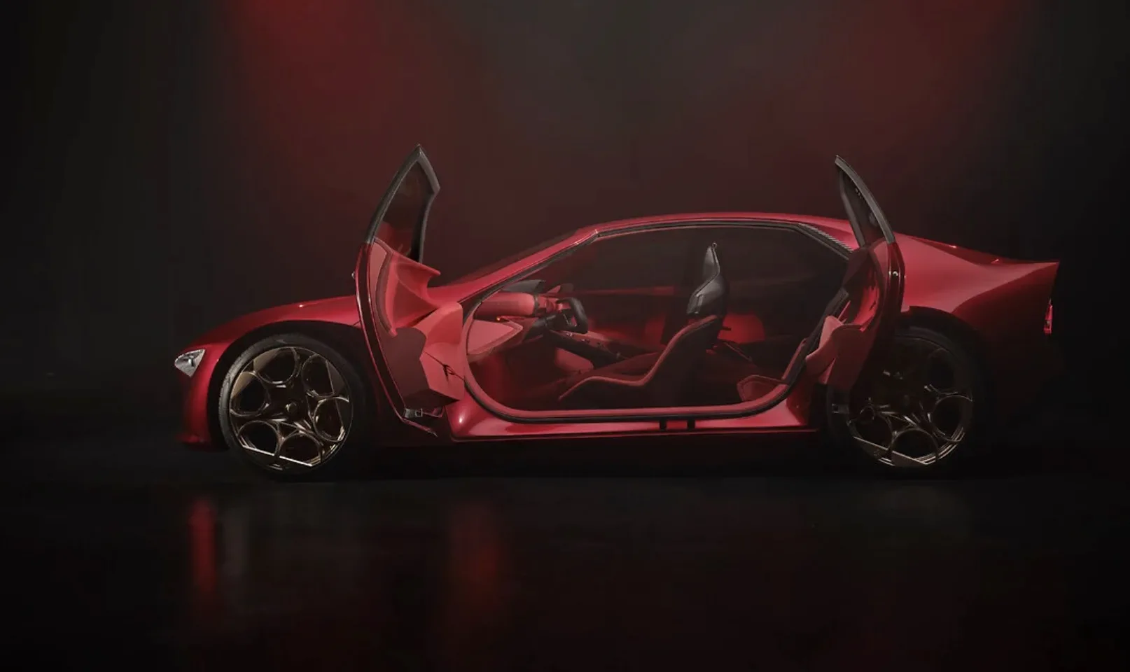A marca italiana apresentou o Cuorerosso no Salão de Paris 2026. O curioso é que seu próximo lançamento anunciado será um SUV compacto.