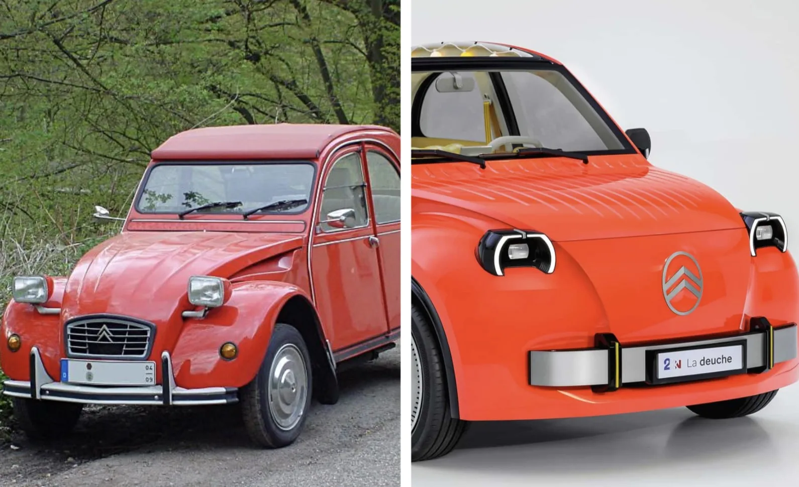 Citroën 2CV 2026 recupera um carro que nasceu para ser barato. Agora elétrico, o projeto francês pretende chegar às ruas até 2028 com preço abaixo do Renault Twingo.