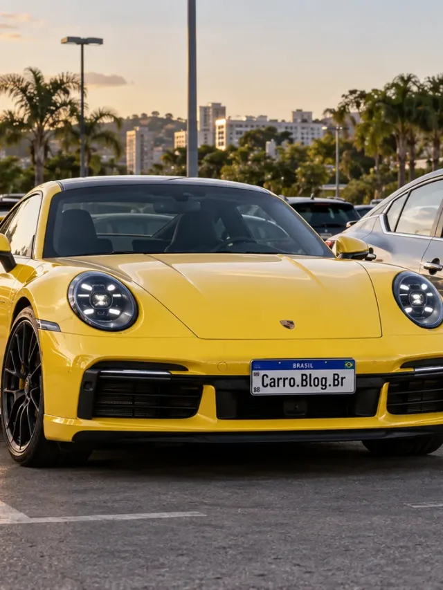 Porsche 911 vende 16 vezes mais que Nissan Sentra no Brasil